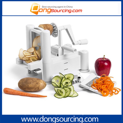 Hand Push Type Vegetable Slicer Spiral