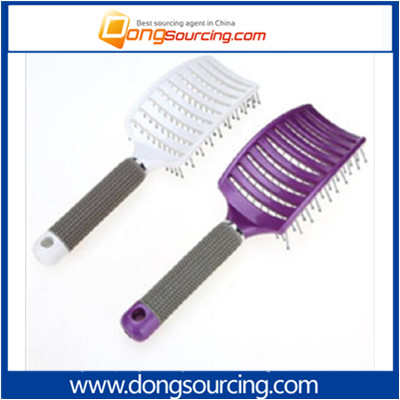 Hair Tools Massage Rubber Handle Big Curvature Comb