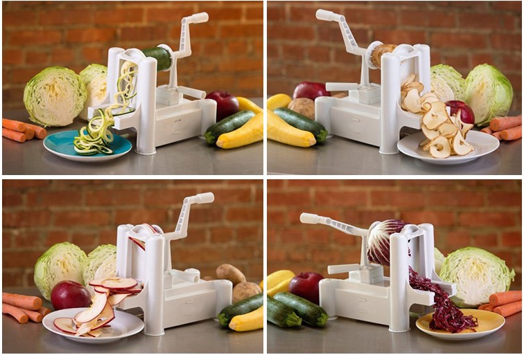 Multifunction vegetable fruit spiral slicer vegetable spiralizer