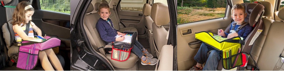 Easy Baby Kids Travel Tray for Car Seat Soft Travel Trays for Kids in Car